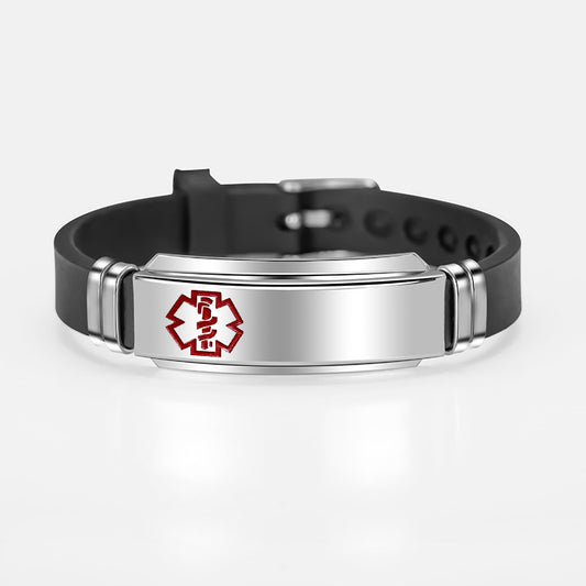 Medical Diabetic silicone bracelet