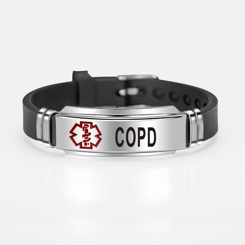 Medical Diabetic silicone bracelet